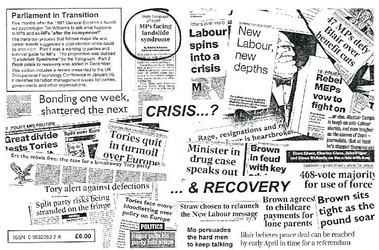 UK press headines Oct 1997- Feb 1998