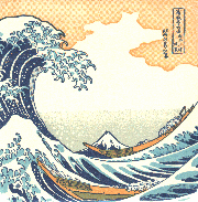 Japanese tsunami (tidal wave)